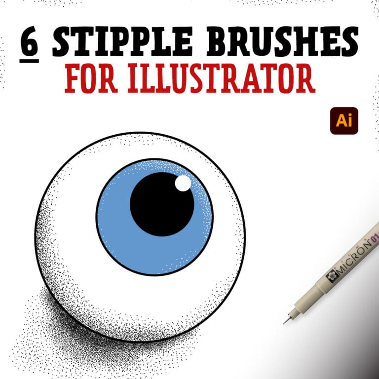 How To Use Stipple Brushes In Illustrator Mind Island Design