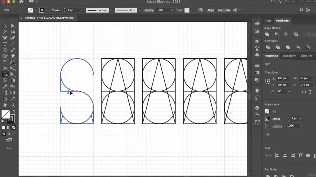 Creating Custom Font in Illustrator
