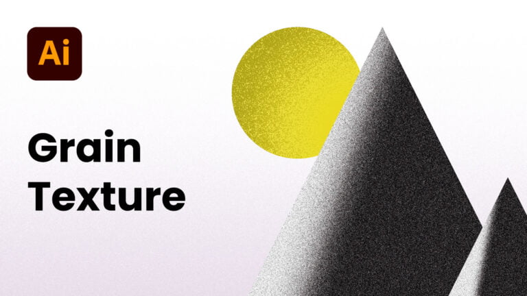 Grain Texture Effect in Illustrator Tutorial