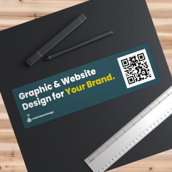 14871673175299254131_2048.jpeg Mind Island Design QR Bumper Sticker