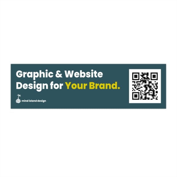 4858330430827636780_2048.jpeg Mind Island Design QR Bumper Sticker