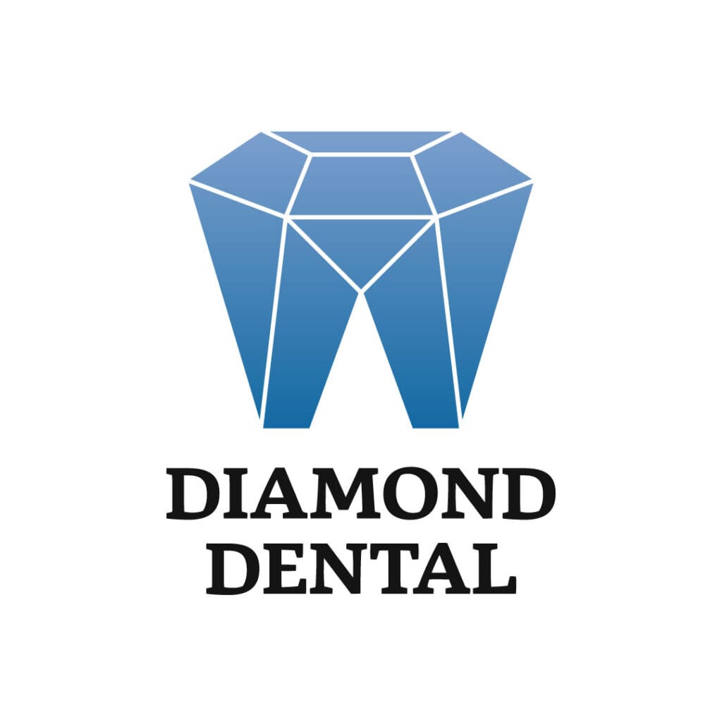 Diamond Dental Logo Vertical