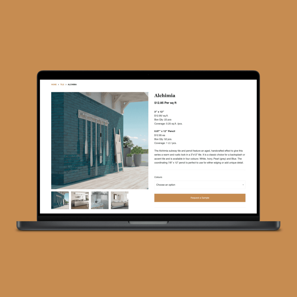 NewWay Floors Website Shop Page