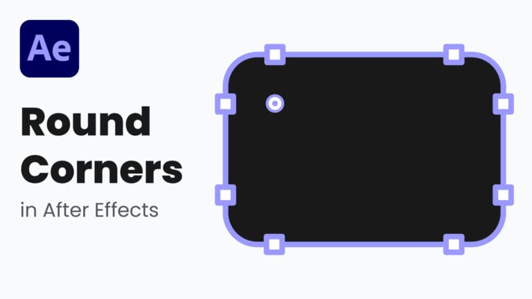Round Corners in After Effects