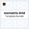 Isometric Grid Template for Illustrator