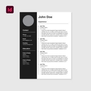 Creative-Resume-Template-1 Creative Resume Template for InDesign