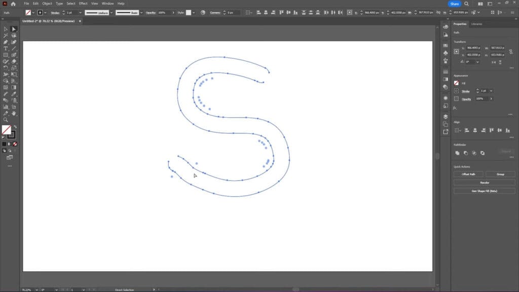 Remove End Cap Segments from Shape