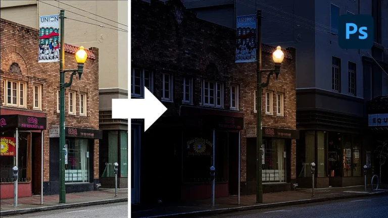Day to Night Photoshop Tutorial